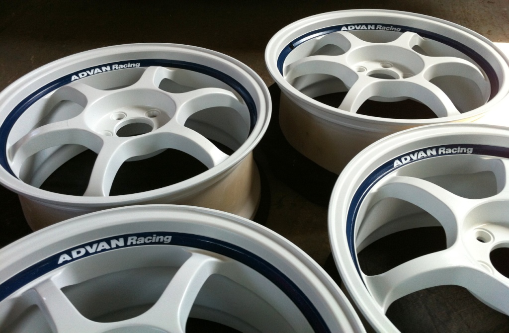 Re-furbished alloy wheels and new lettering